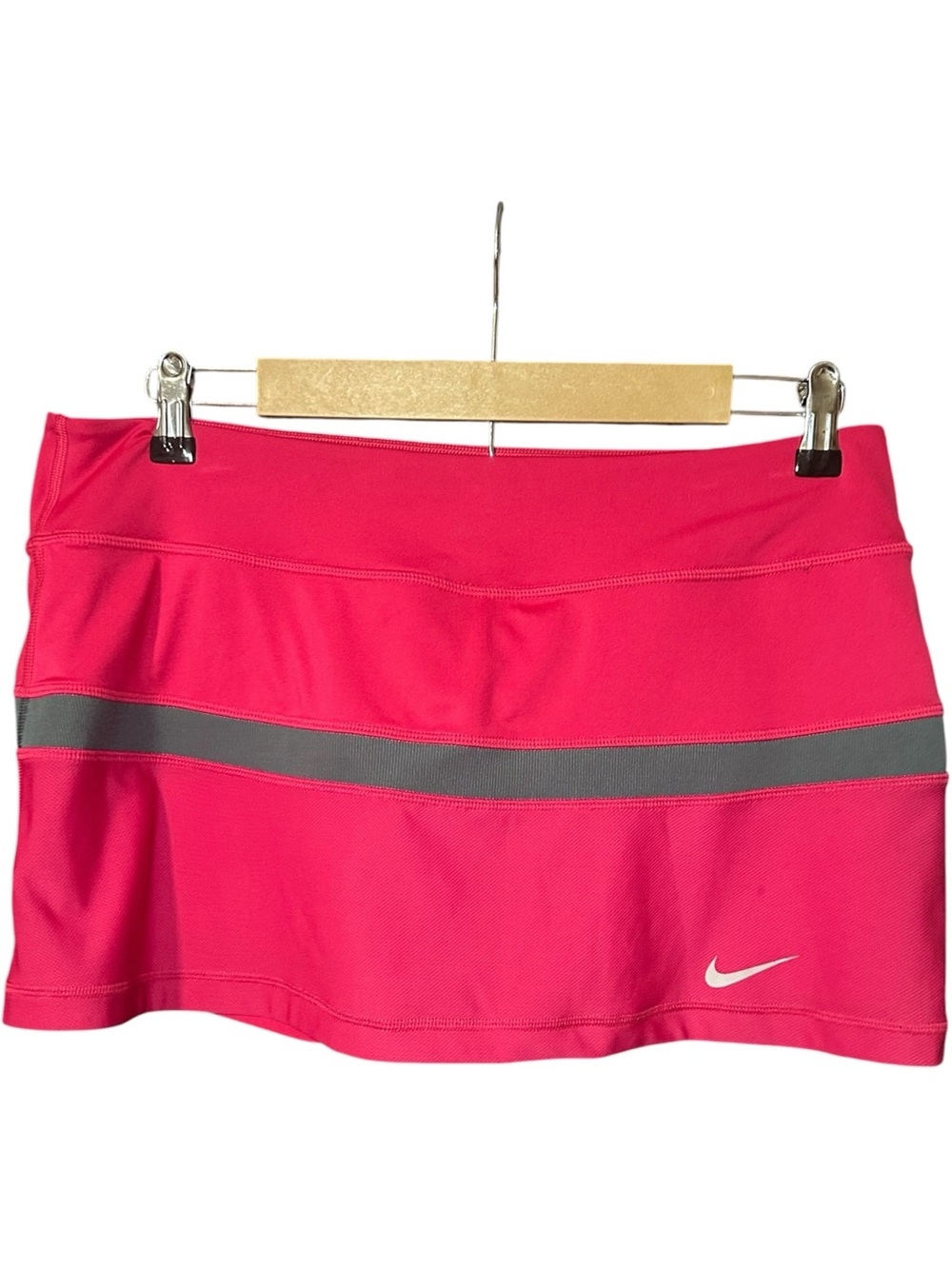 Nike Team Court Skort Pink Gray Size L